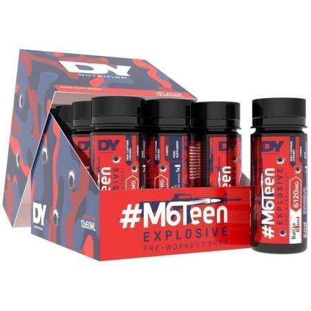 Dorian Yates #M6Teen Explosive Pre-Workout Shot, Mojito - 12 x 60ml.