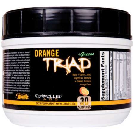 Controlled Labs Orange Triad + Greens, Lemon Ice Tea - 418g