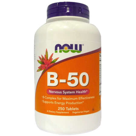 NOW Foods Vitamin B-50 - 250 tablets