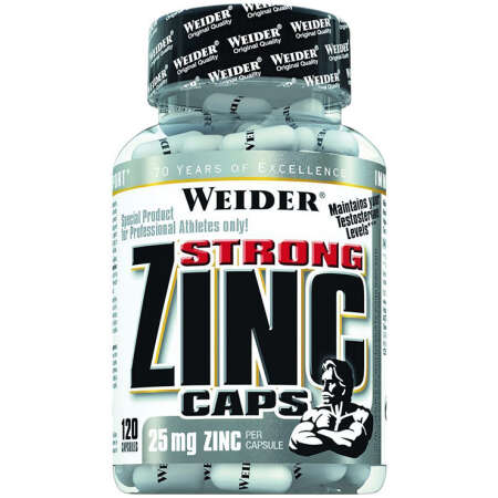 Weider Strong Zinc, 25mg - 120 caps