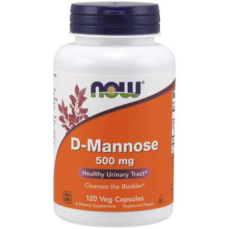 NOW Foods D-Mannose, 500mg - 240 vcaps