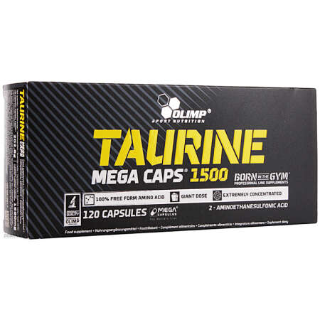Olimp Nutrition Taurine Mega Caps - 120 caps