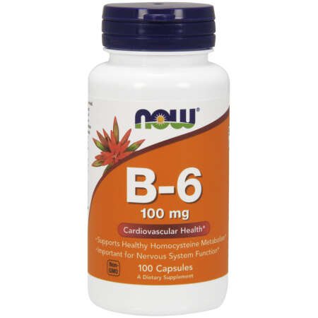 NOW Foods Vitamin B-6, 100mg - 100 caps
