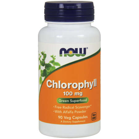 NOW Foods Chlorophyll, 100mg - 90 vcaps