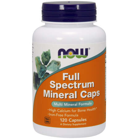 NOW Foods Full Spectrum Minerals, Iron-Free - 120 caps