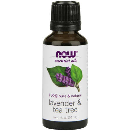 NOW Foods Essential Oil, Lavender & Tea Tree Oil - 30 ml.
