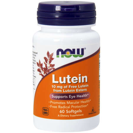 NOW Foods Lutein, 10mg - 60 softgels
