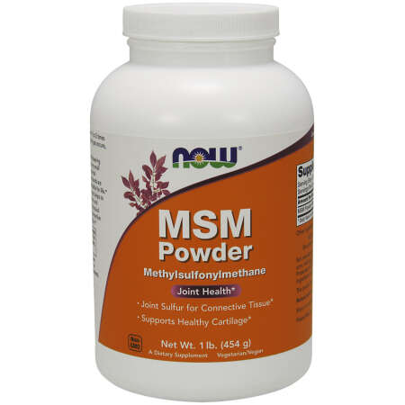 NOW Foods MSM Methylsulphonylmethane, Powder - 454g