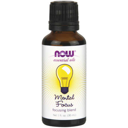 NOW Foods Essential Oil, Mental Focus Oil - 30 ml.