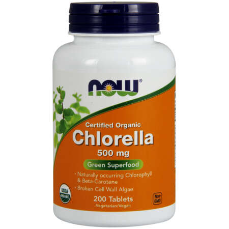 NOW Foods Chlorella, 500mg - 200 tabs