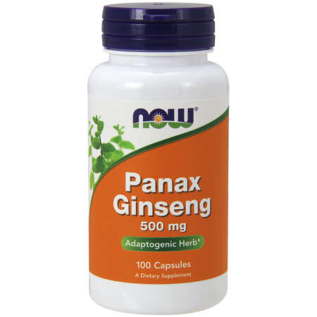 NOW Foods Panax Ginseng, 500mg - 100 caps