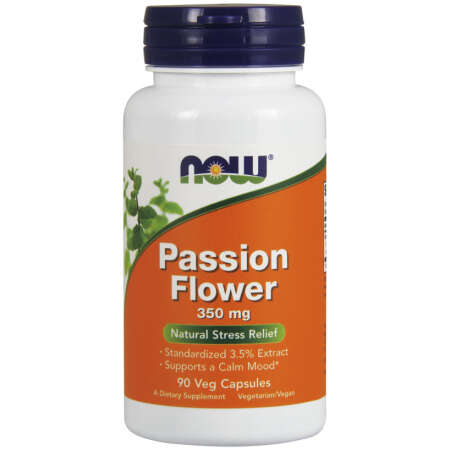 NOW Foods Passion Flower, 350mg - 90 vcaps