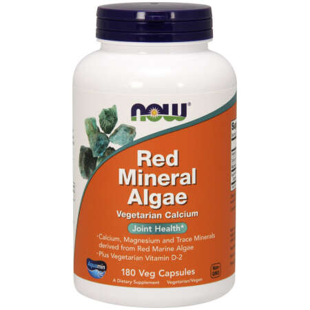 NOW Foods Red Mineral Algae - 180 vcaps