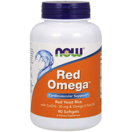 NOW Foods Red Omega (Red Yeast Rice) - 90 softgels