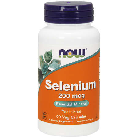 NOW Foods Selenium, 200mcg - 90 vcaps