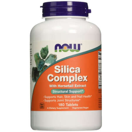 NOW Foods Silica Complex with Horsetail Extract - 180 tablets