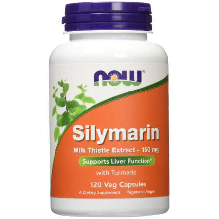 NOW Foods Milk Thistle Extract with Turmeric, 150mg - 120 vcaps