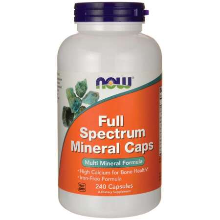 NOW Foods Full Spectrum Minerals, Iron-Free - 240 caps