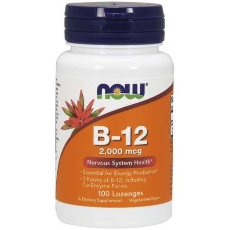 NOW Foods Vitamin B-12, 2000mcg - 100 lozenges