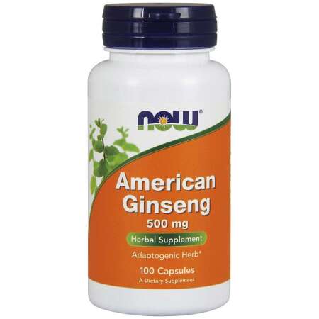 NOW Foods American Ginseng, 500mg - 100 vcaps