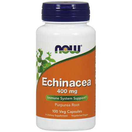 NOW Foods Echinacea, 400mg - 100 vcaps