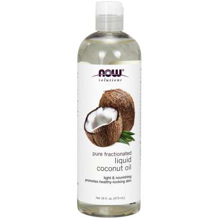NOW Foods Coconut Oil, Liquid Pure Fractionated - 473 ml.