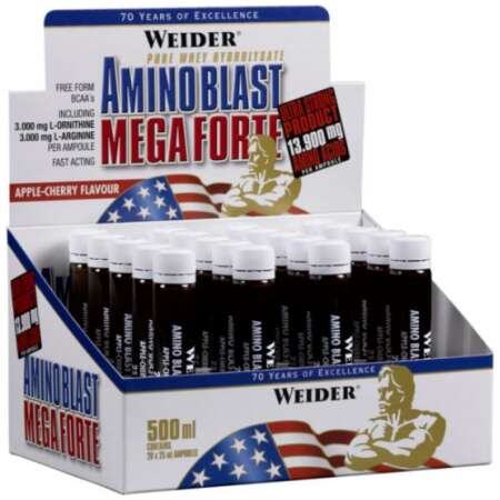 Weider Amino Blast Mega Forte, Apple-Cherry - 20 x 25 ml.