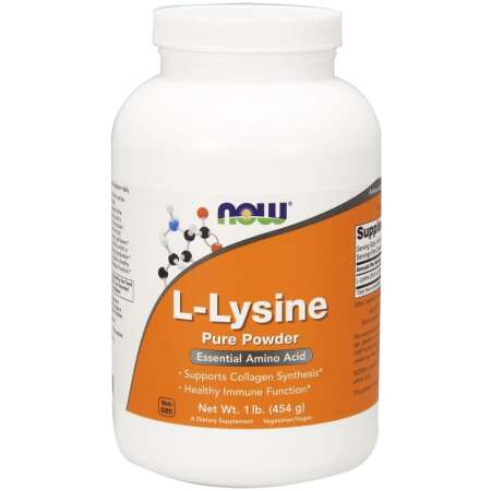 NOW Foods L-Lysine, 1000mg (Powder) - 454g