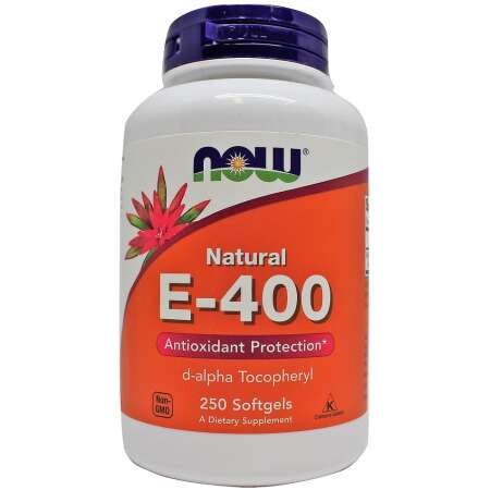 NOW Foods Vitamin E-400, Natural - 250 softgels