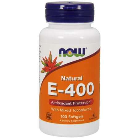 NOW Foods Vitamin E-400 - Natural (Mixed Tocopherols) - 100 softgels