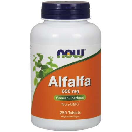 NOW Foods Alfalfa, 650mg - 250 tablets