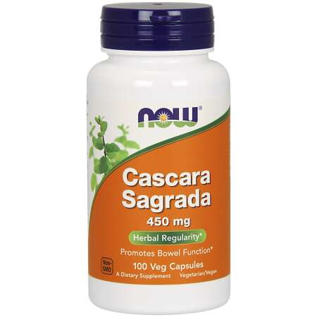 NOW Foods Cascara Sagrada, 450mg - 100 vcaps