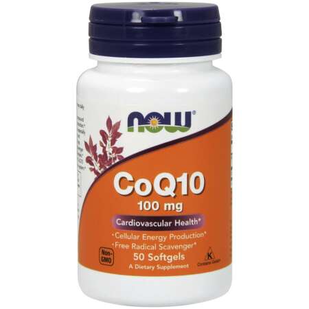 NOW Foods CoQ10, 100mg - 50 softgels