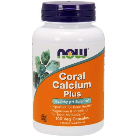 NOW Foods Coral Calcium Plus - 100 vcaps