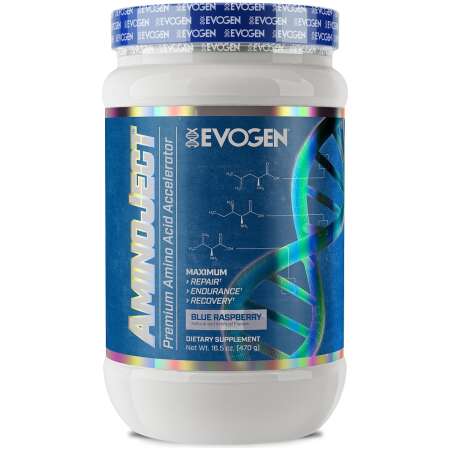 Evogen AminoJect, Blue Raspberry - 470g