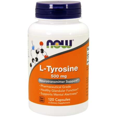 NOW Foods L-Tyrosine, 500mg - 120 caps