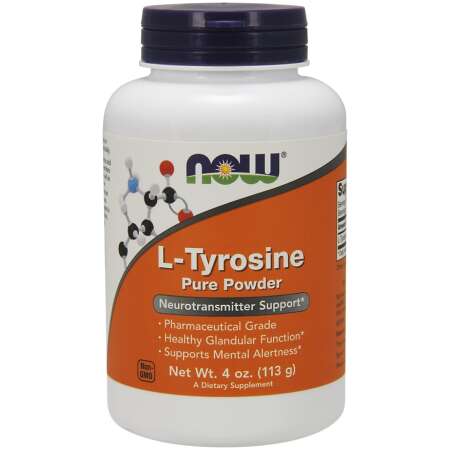 NOW Foods L-Tyrosine, Powder - 113g