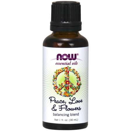 NOW Foods Essential Oil, Peace Love & Flowers Oil Blend - 30 ml.