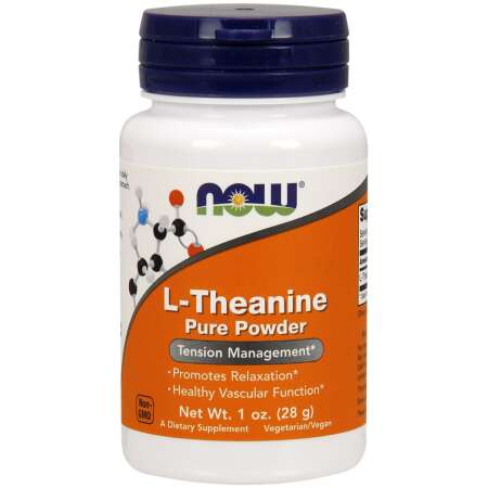 NOW Foods L-Theanine, Pure Powder - 28g