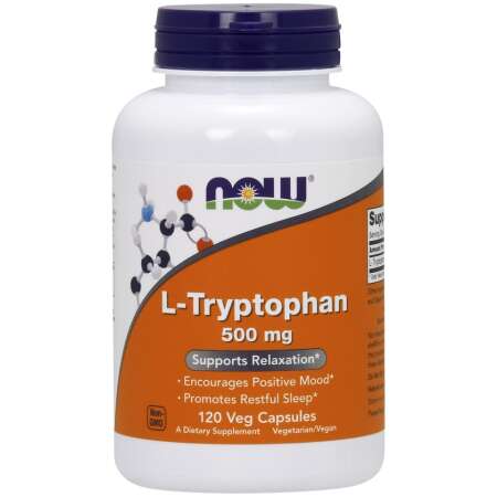 NOW Foods L-Tryptophan, 500mg - 120 vcaps