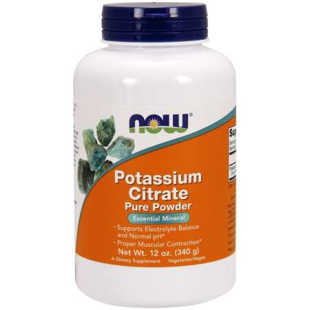 NOW Foods Potassium Citrate, Pure Powder - 340g