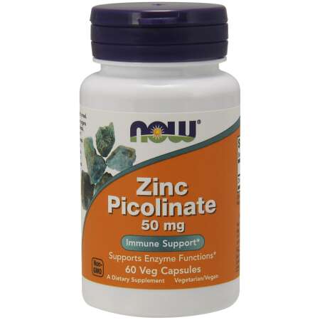 NOW Foods Zinc Picolinate, 50mg - 60 vcaps