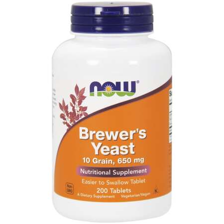 NOW Foods Brewer's Yeast, Tablets - 200 tablets