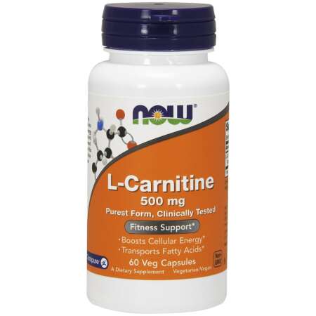 NOW Foods L-Carnitine, 500mg - 60 vcaps