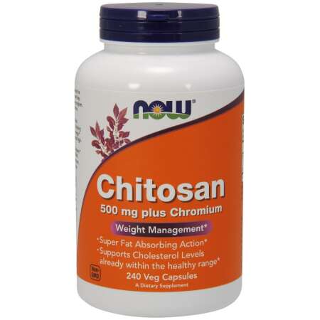 NOW Foods Chitosan, 500mg Plus Chromium - 240 vcaps