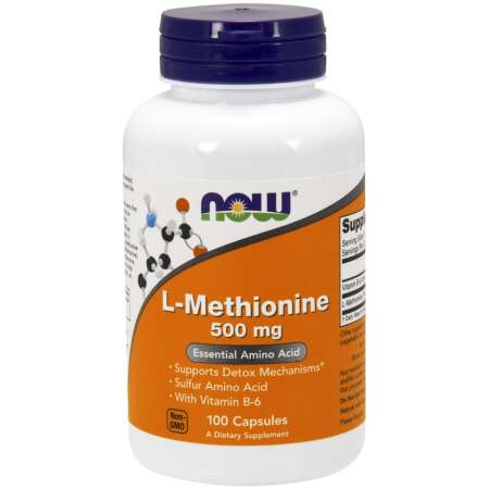 NOW Foods L-Methionine, 500mg - 100 caps