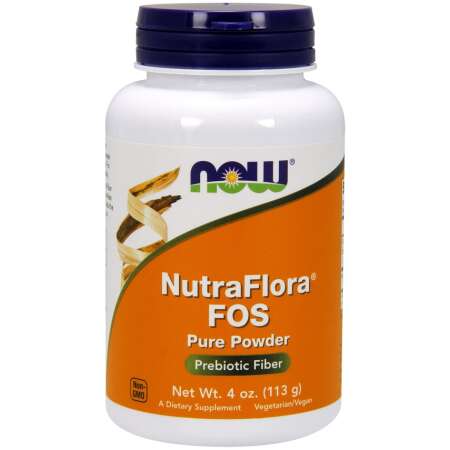 NOW Foods NutraFlora FOS, Pure Powder - 113g