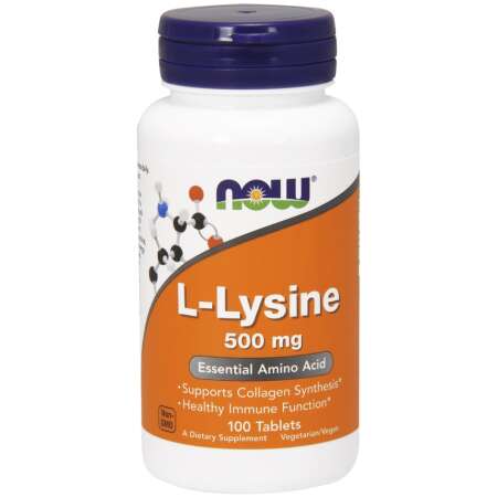 NOW Foods L-Lysine, 500mg - 100 tablets