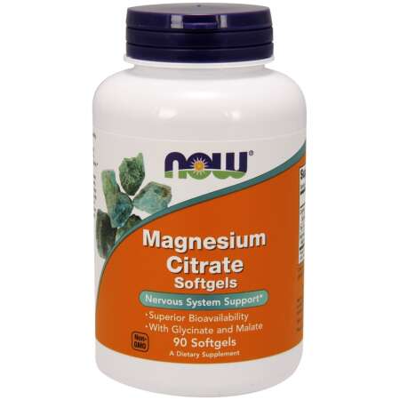 NOW Foods Magnesium Citrate Softgels - 90 softgels
