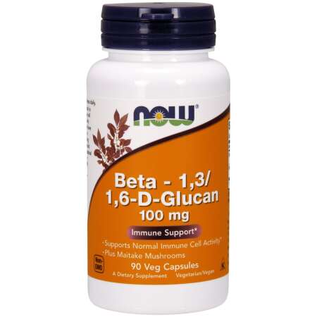 NOW Foods Beta - 1,3/1,6-D-Glucan, 100mg - 90 vcaps